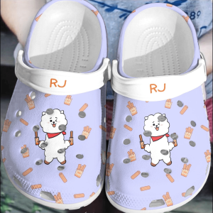 BTS Jungkook Pattern Crocband Crocs Clogs For Men Women and Kids 13
