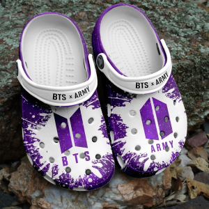 BTS Jungkook Pattern Crocband Crocs Clogs For Men Women and Kids 14