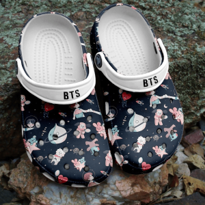 BTS Jungkook Pattern Crocband Crocs Clogs For Men Women and Kids 20