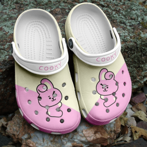 BTS Jungkook Pattern Crocband Crocs Clogs For Men Women and Kids 37