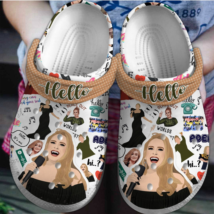 Adele Music Crocband Comfortable, Adele Music Crocs Clogs For Men Women and Kids 62