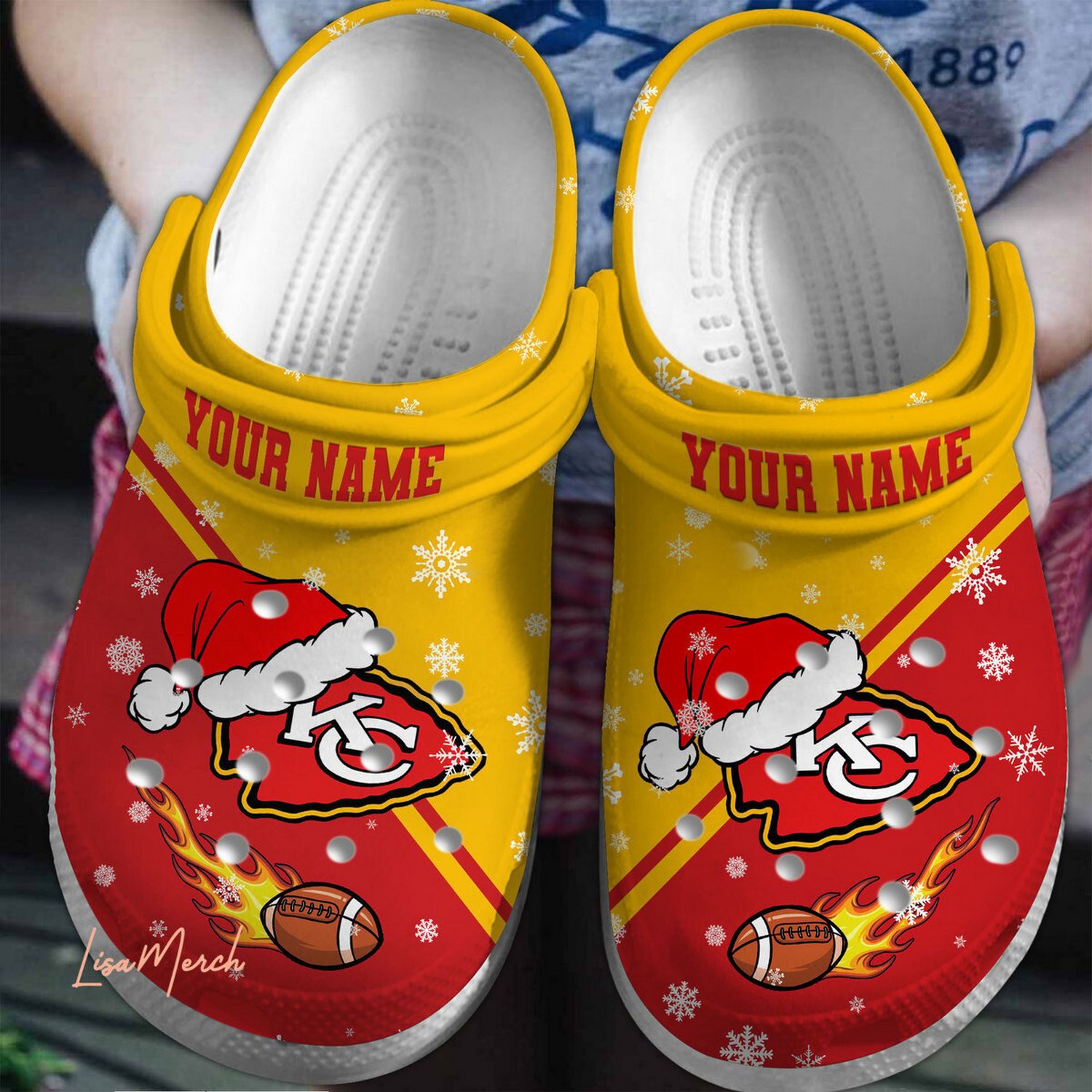 Merry Christmas Detroit Lions Nfl Sport Crocs Clogs For Men Women and Kids