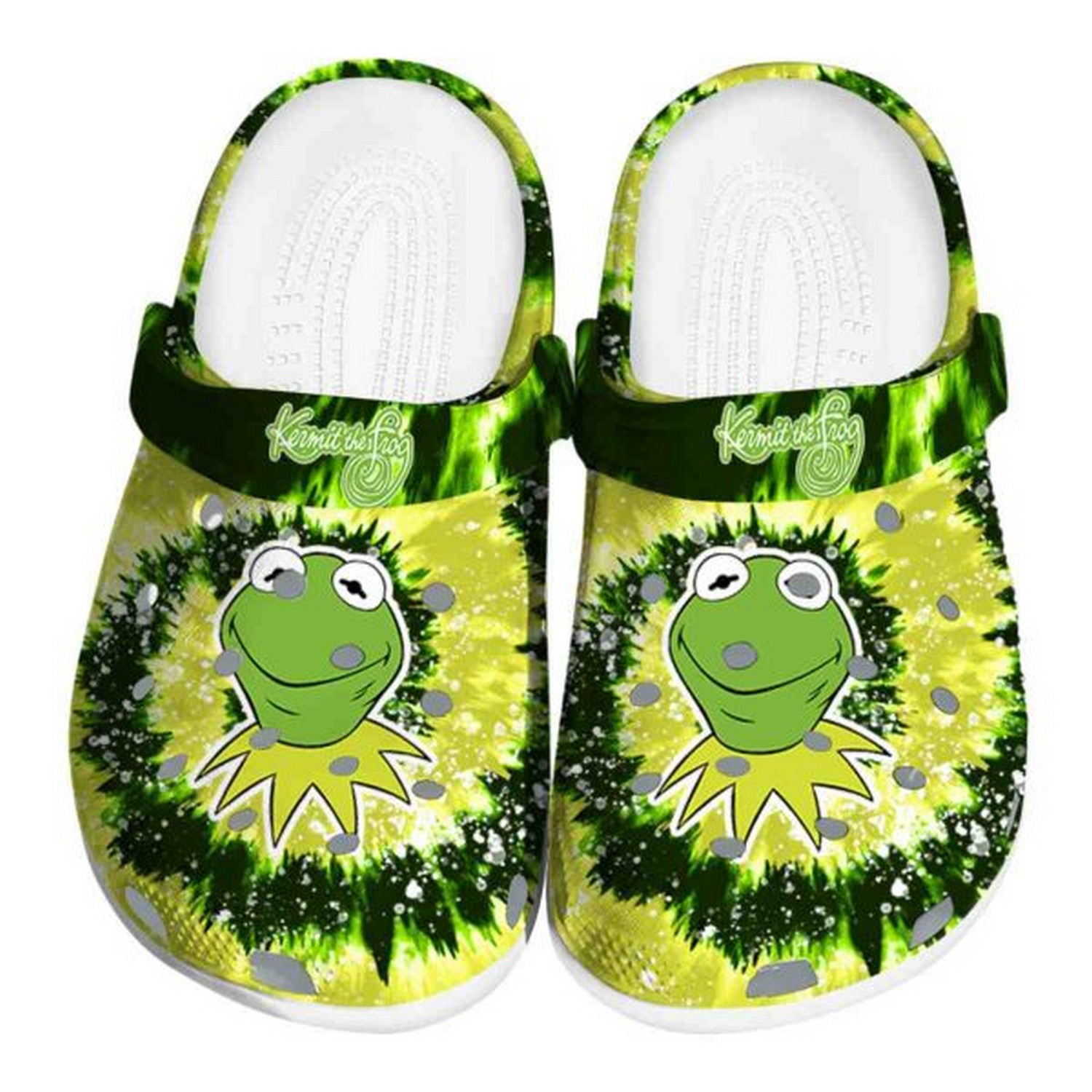 Kermit The Frog Radiant Burst Effect, Kermit The Frog Crocs Clogs For Men Women and Kids