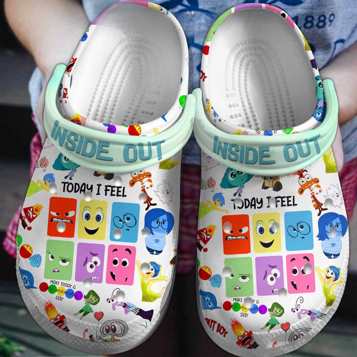 Lovely Slippers Inside Out Cartoon Crocs Clogs For Men Women and Kids