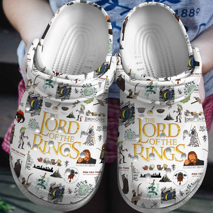 Water-resistant The Lord Of The Rings Movie Slippers Sandals Crocs Clogs For Men Women and Kids