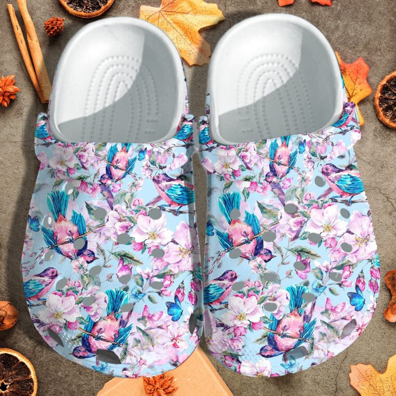 Beautiful Lovely Sandals Youthful Scenery Of Spring, Crocs Clogs For Men Women and Kids