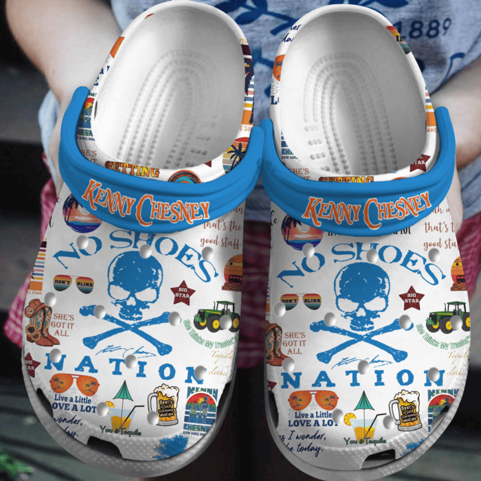 Comfortable Kenny Chesney Classic Slippers Sandals, Crocs Clogs For Men Women and Kids