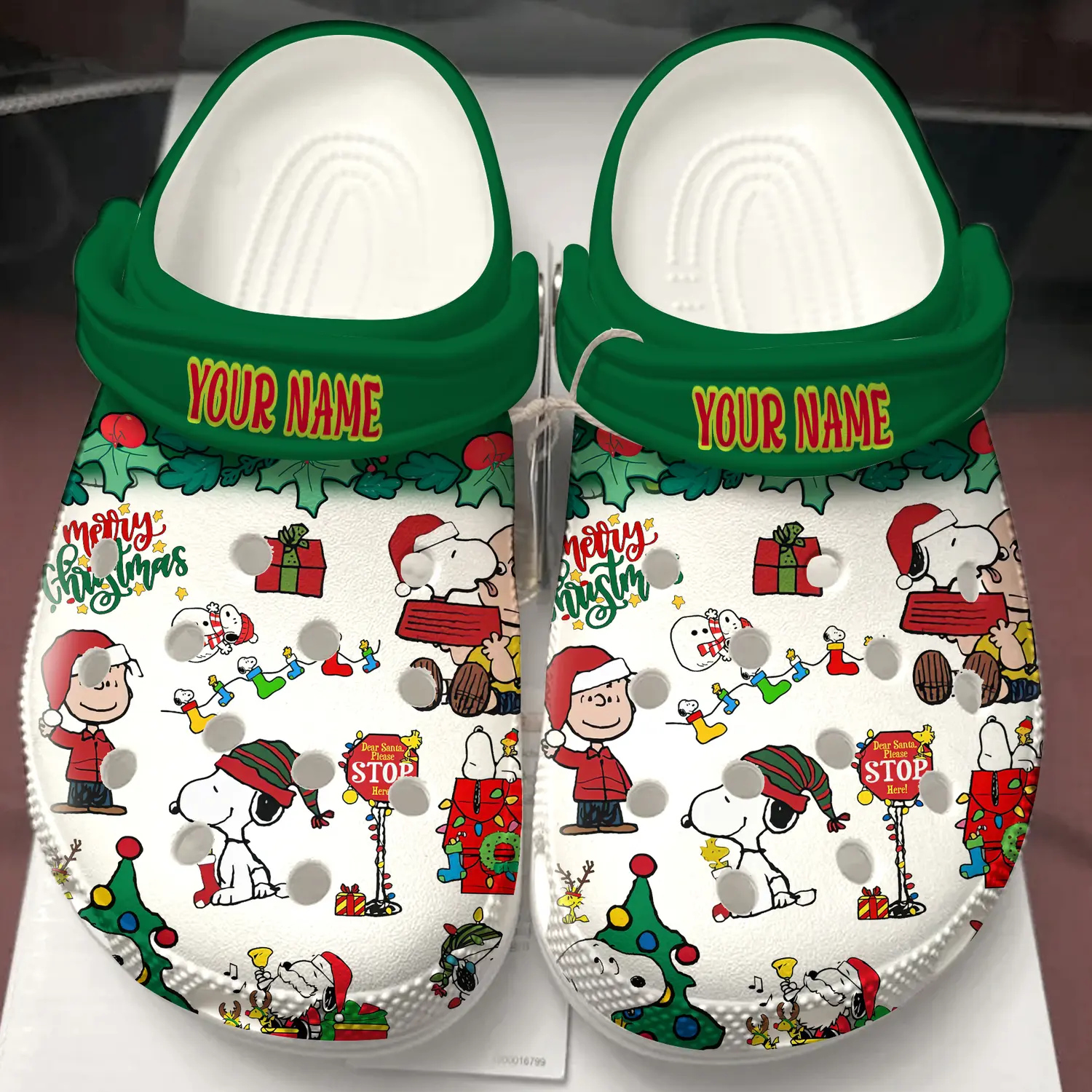 Lovely Peanut Snoopy Christmas Best Non-Slip, Lovely Peanut Snoopy Crocs Clogs For Men Women and Kids