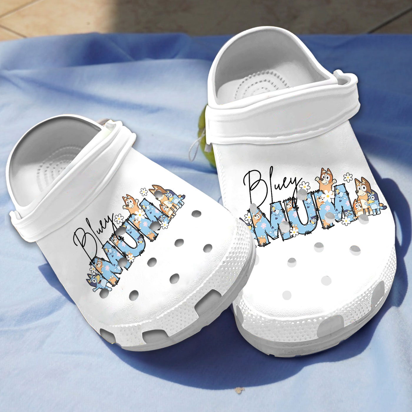3d Printed And Cute Design Bluey Mum, 3d Printed And Crocs Clogs For Men Women and Kids