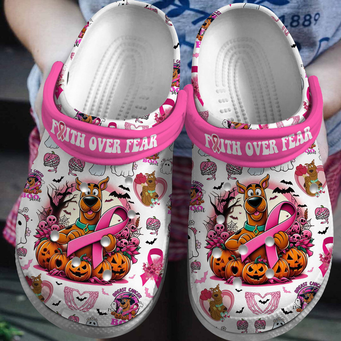 Faith Over Fear Scooby Doo Classic, Faith Over Fear Crocs Clogs For Men Women and Kids