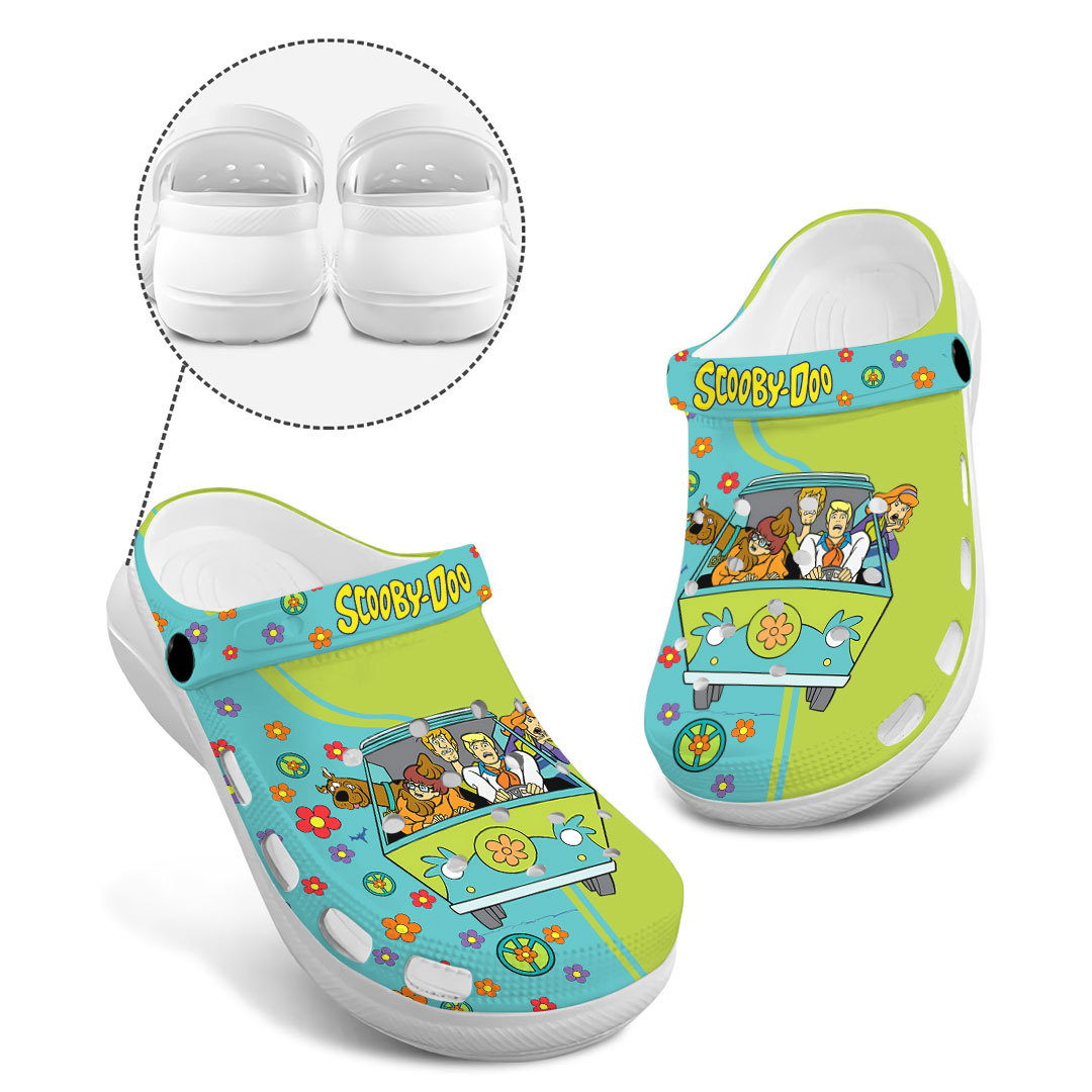 Unique Design Scooby Doo Colorful Crocs Clogs For Men Women and Kids
