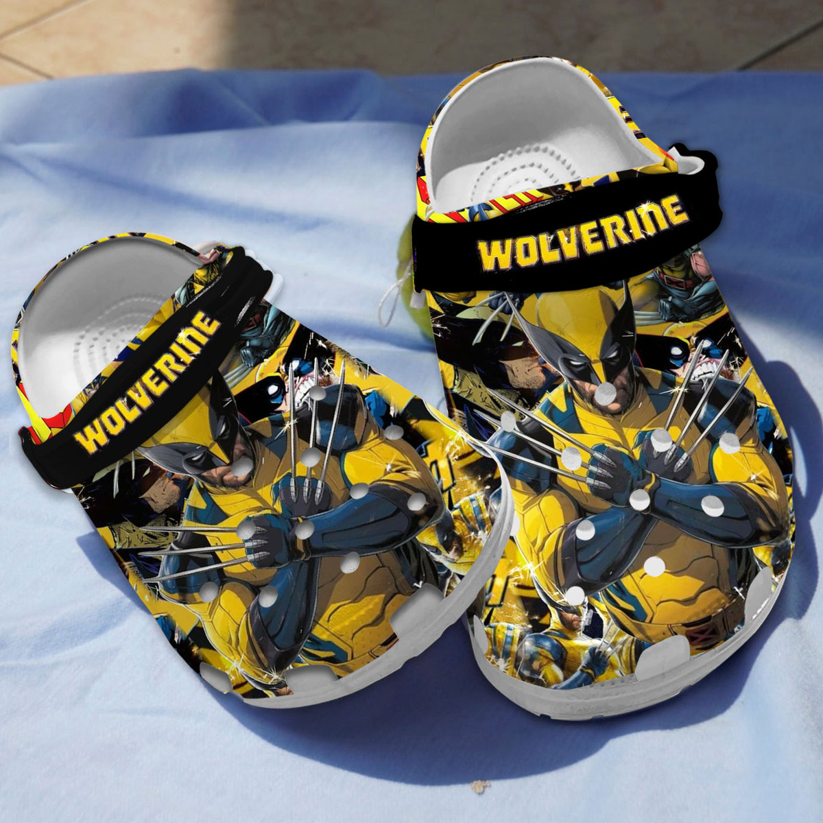 Breathable Lightweight Wolverine Unisex Slippers Crocs Clogs For Men Women and Kids