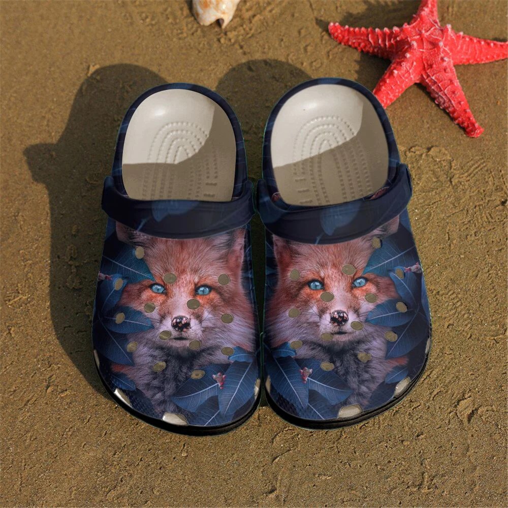 Water-proof Fox Slippers, Waterproof Fox Slippers Crocs Clogs For Men Women and Kids