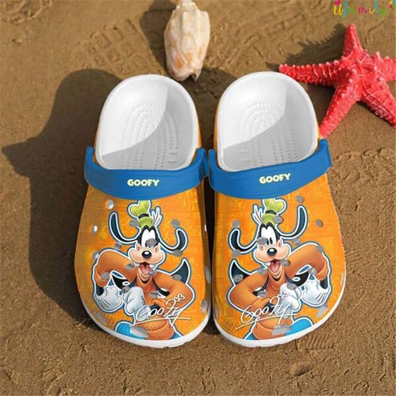 Comfortable Goofy Orange Slipper Cute For Family, Crocs Clogs For Men Women and Kids