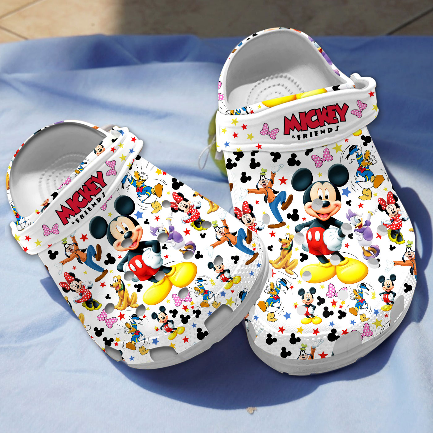 Funny Mickey And Friends Classic Slippers Crocs Clogs For Men Women and Kids