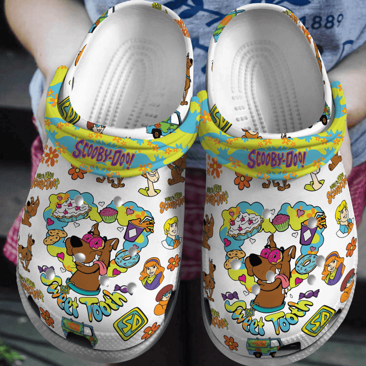 Colorful Scooby-Doo Sweet Tooth Cartoon Crocs Clogs For Men Women and Kids