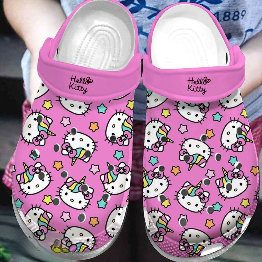And Comfortable Kitty Unicorn Cartoon, And Crocs Clogs For Men Women and Kids