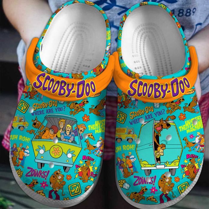 Colorful Design Scooby Doo Cartoon s Crocs Clogs For Men Women and Kids
