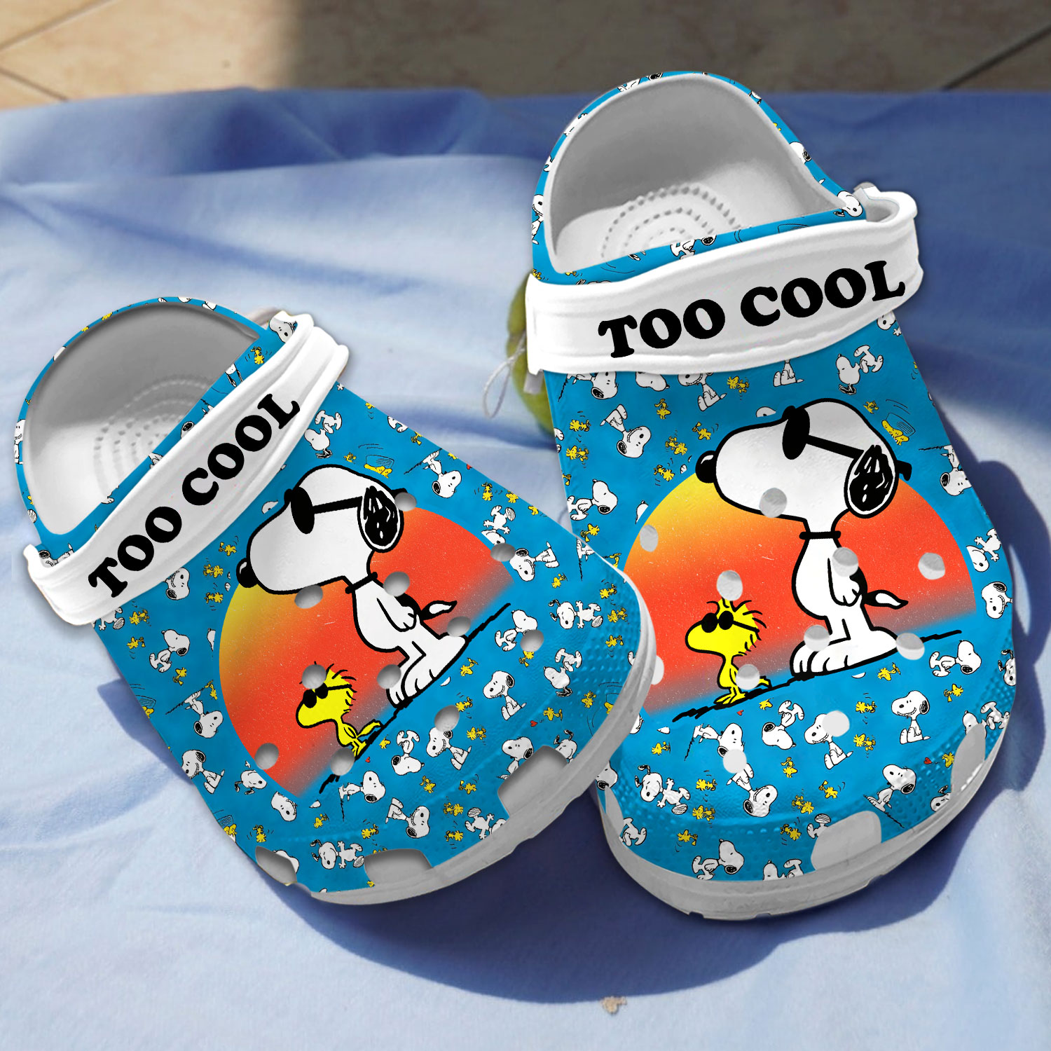 Too Cool Snoopy Colorful, Too Cool Snoopy Crocs Clogs For Men Women and Kids