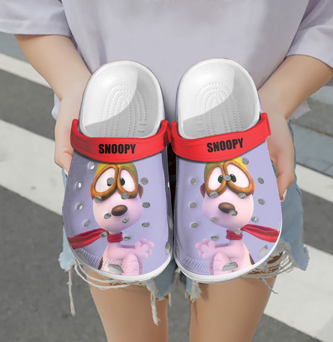 Cute Snoopy Cartoon, Cute Snoopy Cartoon Crocs Clogs For Men Women and Kids