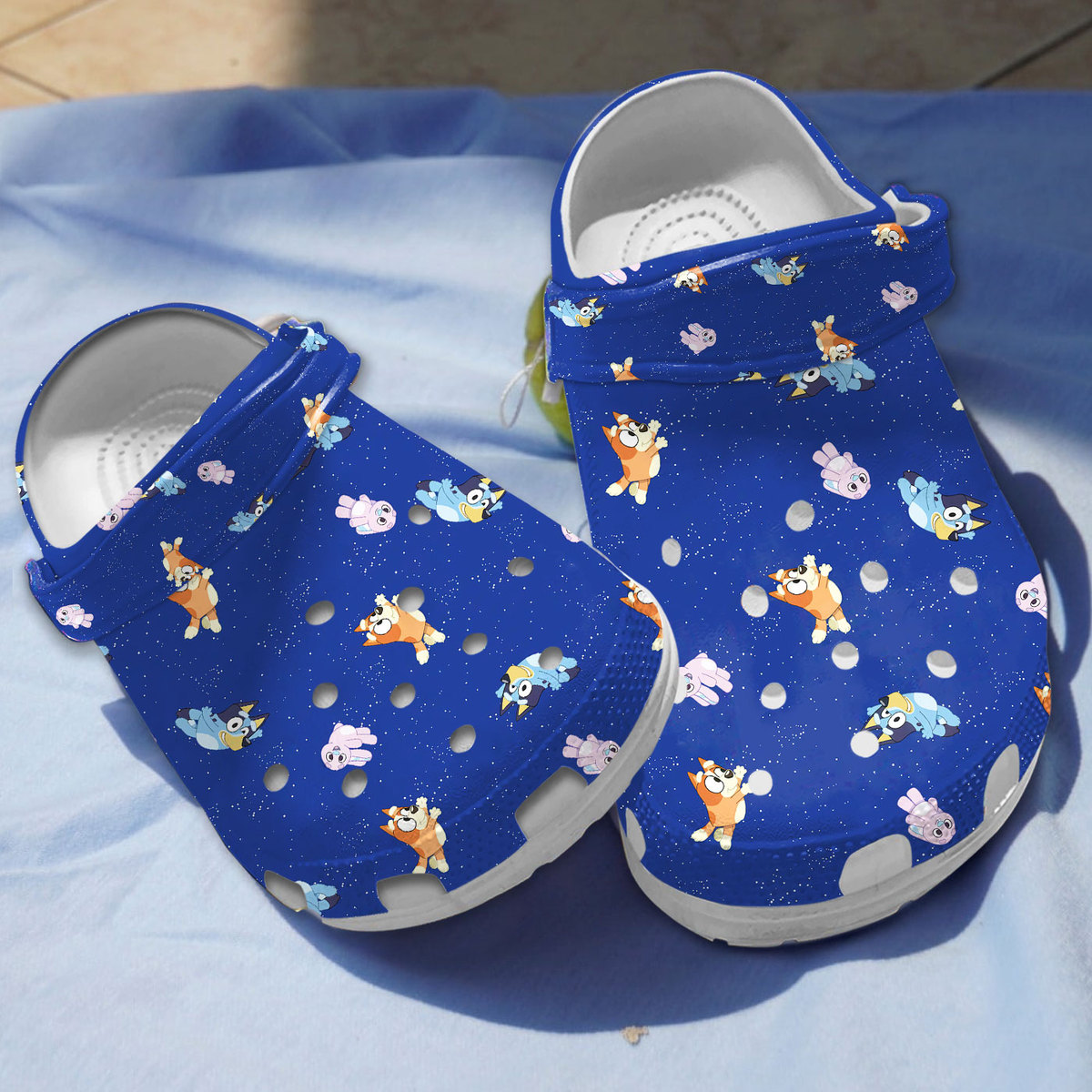 Beautiful Bluey And Bingo Blue s, Beautiful Bluey And Crocs Clogs For Men Women and Kids
