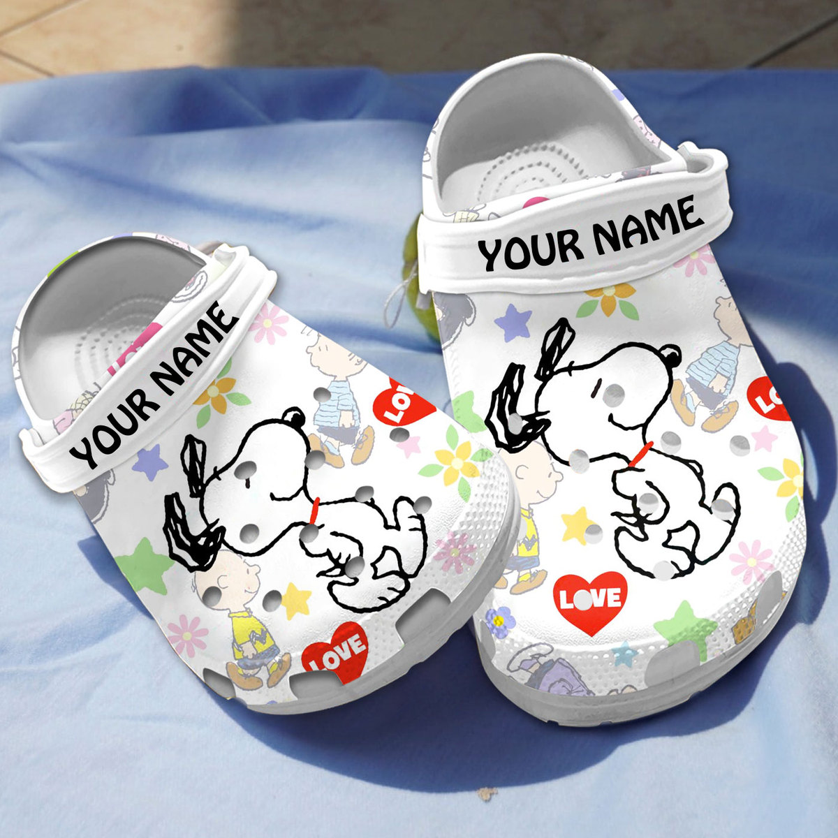 Personalized Snoopy Love, Snoopy Love Crocs Clogs For Men Women and Kids