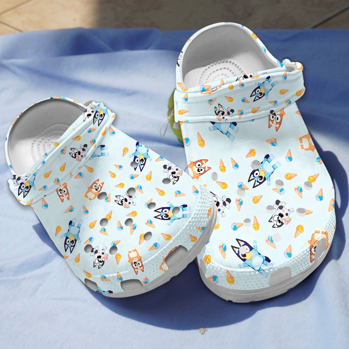 Bluey And Bingo Love Cream, Bluey And Bingo Crocs Clogs For Men Women and Kids
