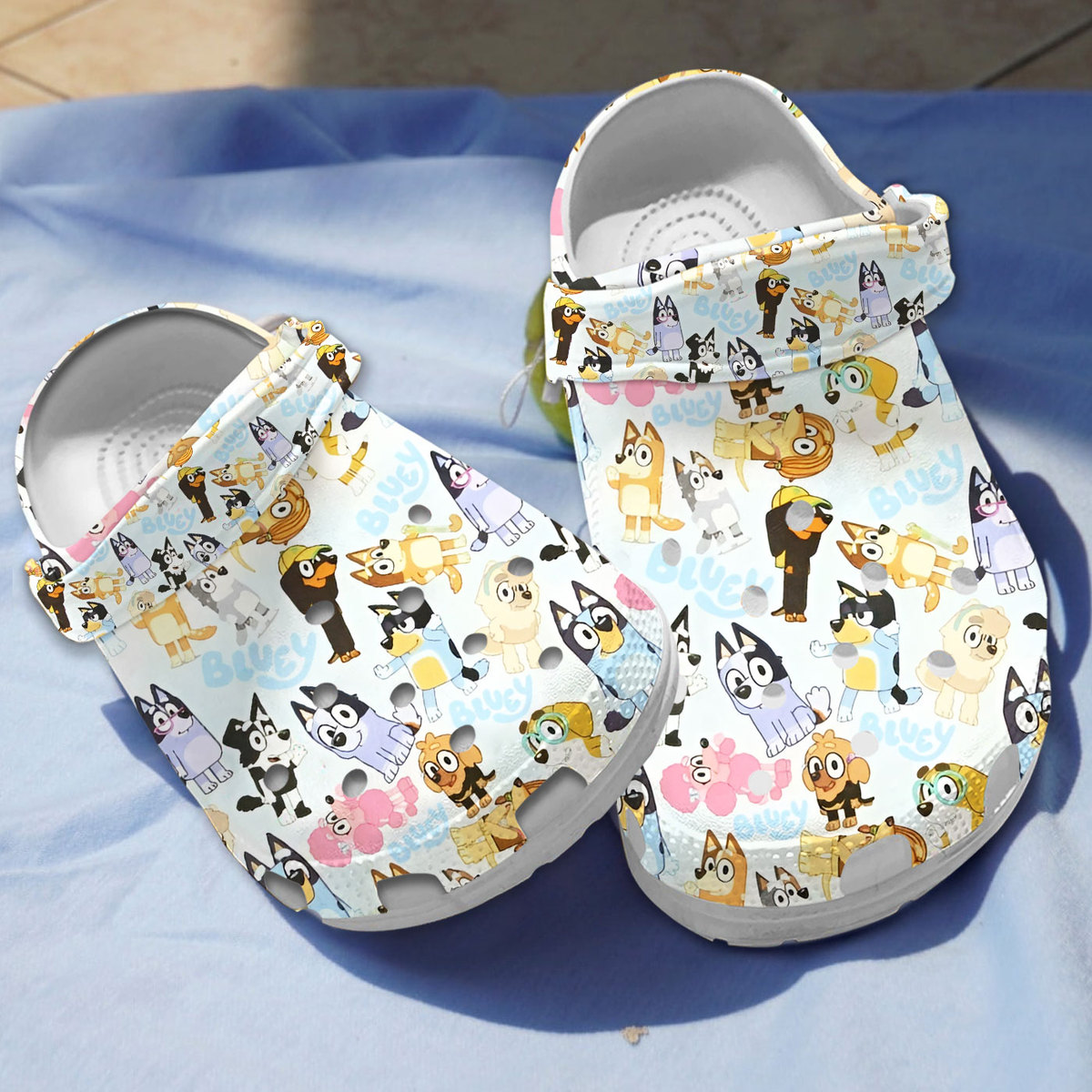 Cute Bluey And Friends, Cute Bluey And Crocs Clogs For Men Women and Kids