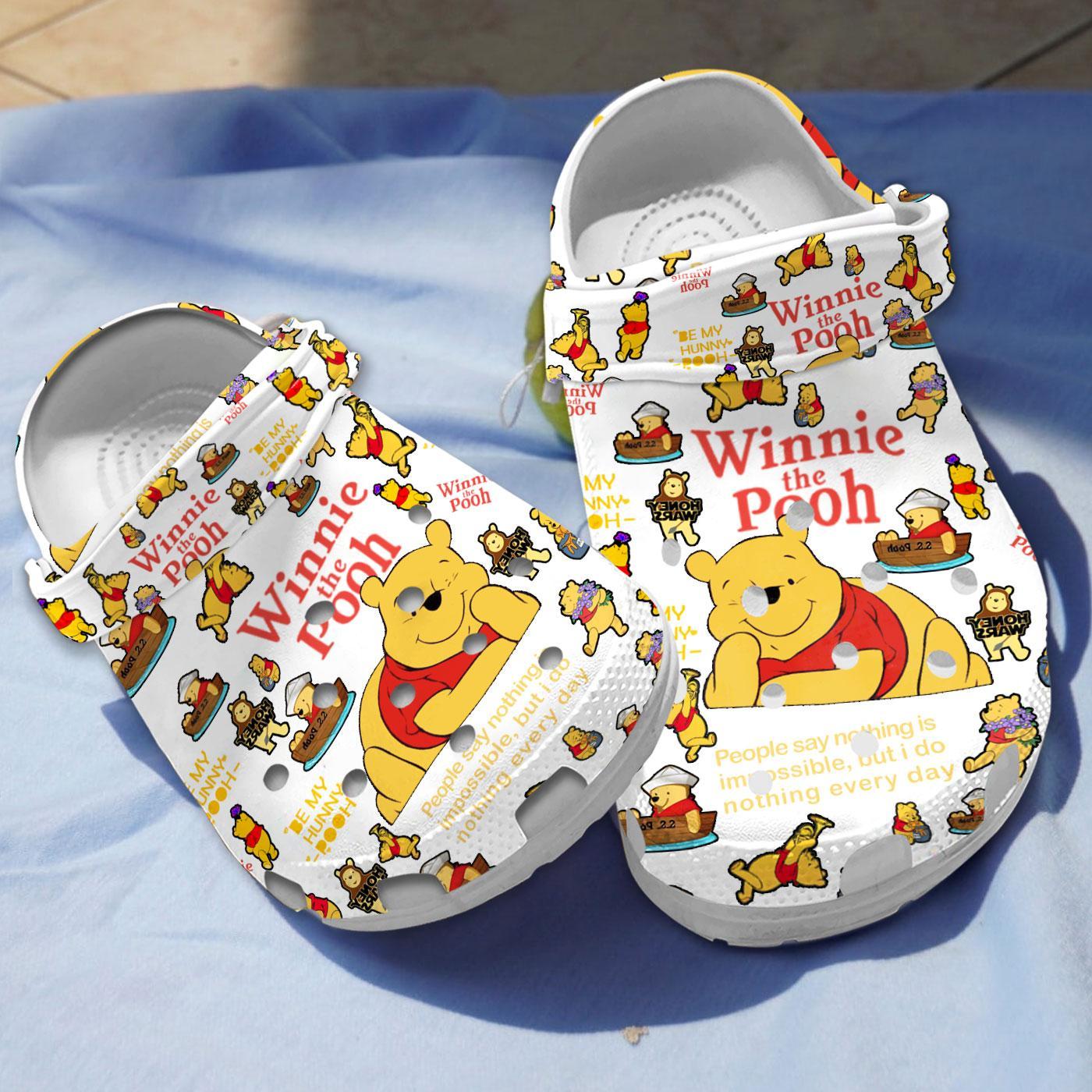Hot Design Winnie The Pooh s, Hot Design Winnie Crocs Clogs For Men Women and Kids