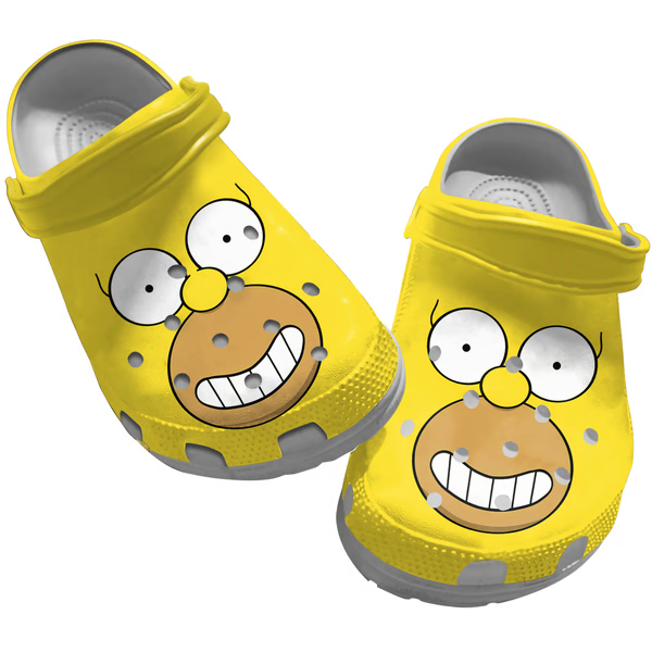 Homer Simpsons, Homer Simpsons Crocs Clogs For Men Women and Kids