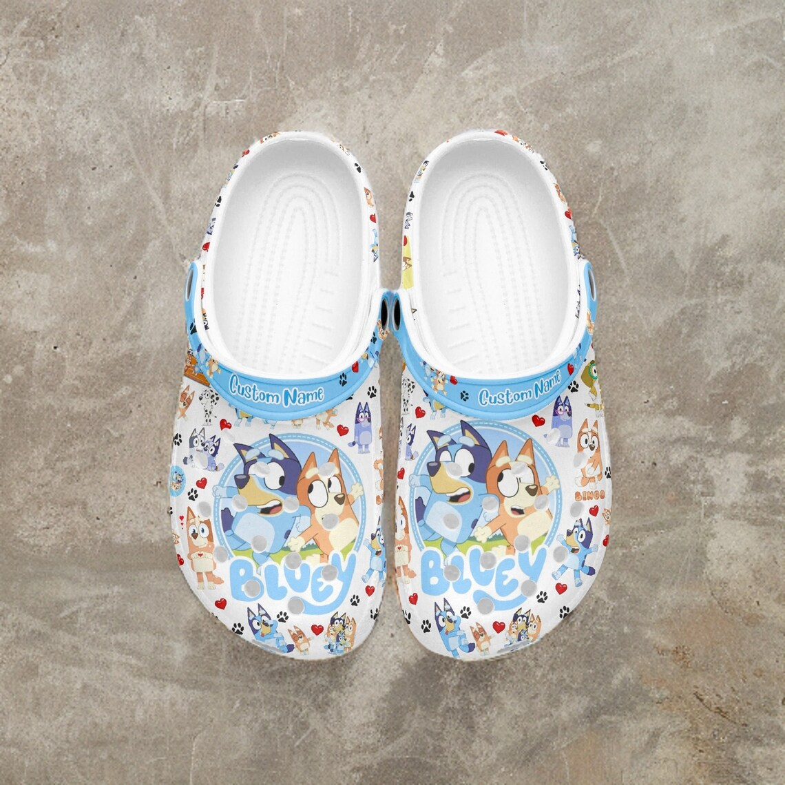 Custom Bluey Bluey Family s, Custom Bluey s Crocs Clogs For Men Women and Kids