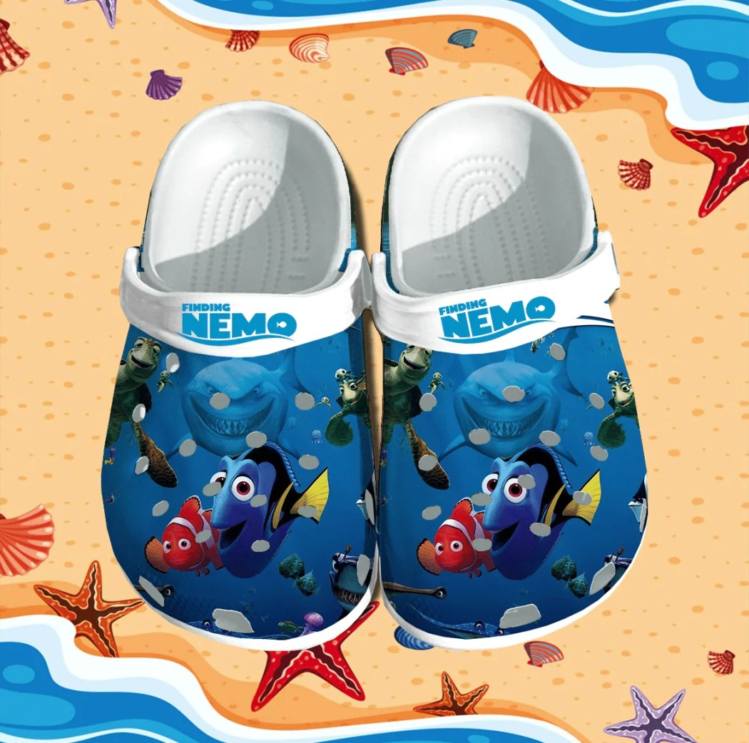 Finding Nemo Unisex Movie-themed, Finding Nemo Crocs Clogs For Men Women and Kids