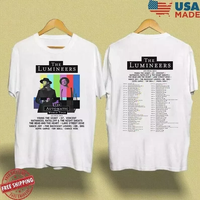 The Lumineers Tour 2025 Gift For Fan All Size 2-Sides T-Shirt