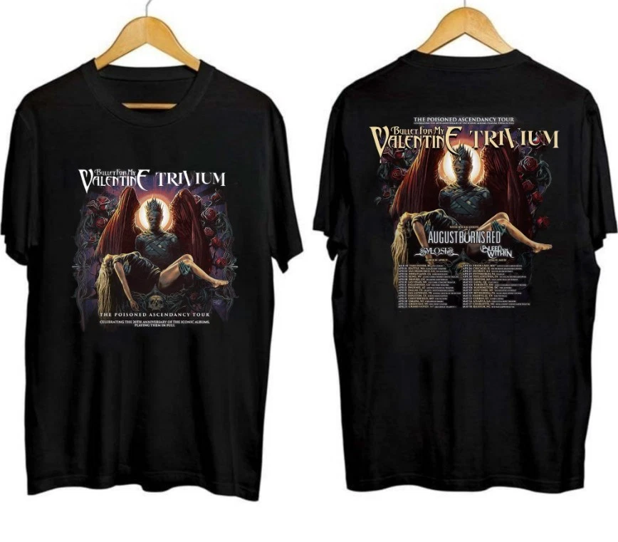 Trivium And Bfmv Tour 2025 Shirt Great Design Hot Hot Cool Shirt Gift Shirt