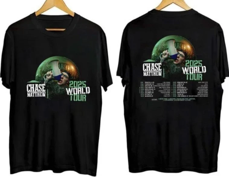 Gift For Fan Chase Matthew World Tour 2025 Shirt Hot Tshirt All Size