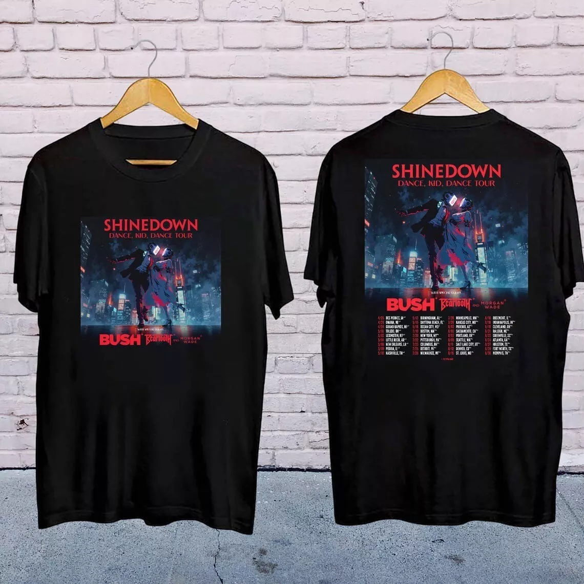 Graphic Shinedown Dance Kid Dance Tour 2025 Shirt, Shinedown Concert 2025 Shirt