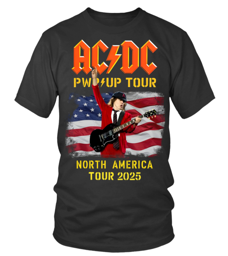 Ac/Dc Pwr Up Tour Merch Tour 2025 Shirt