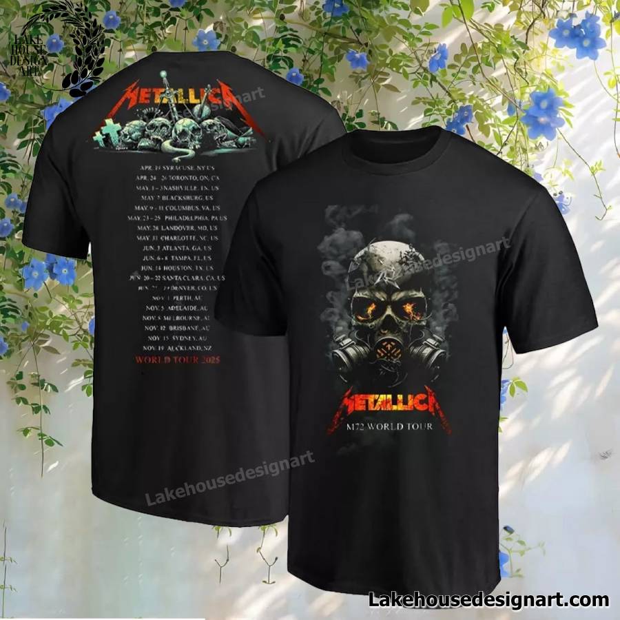 Metallica M72 World 2025 Tour Shirt