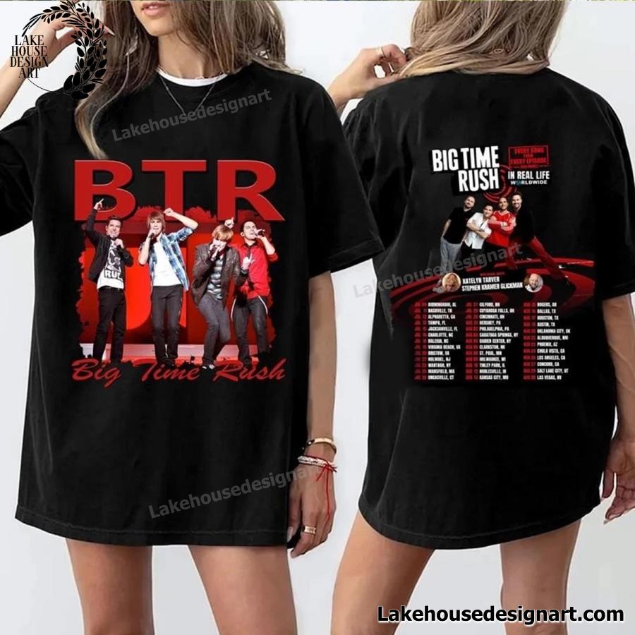 Big Time Rush 2025 Tour Shirt