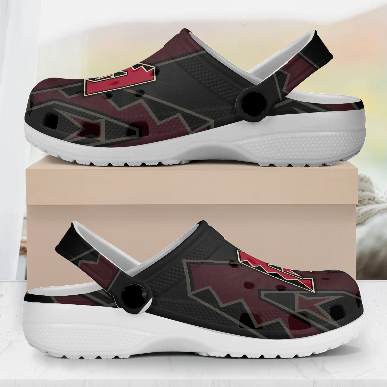 Arizona Diamondbacks 2025 MLB Sport Crocs, Arizona Diamondbacks Crocs Clogs Comfortable For Men Women And Kids 8