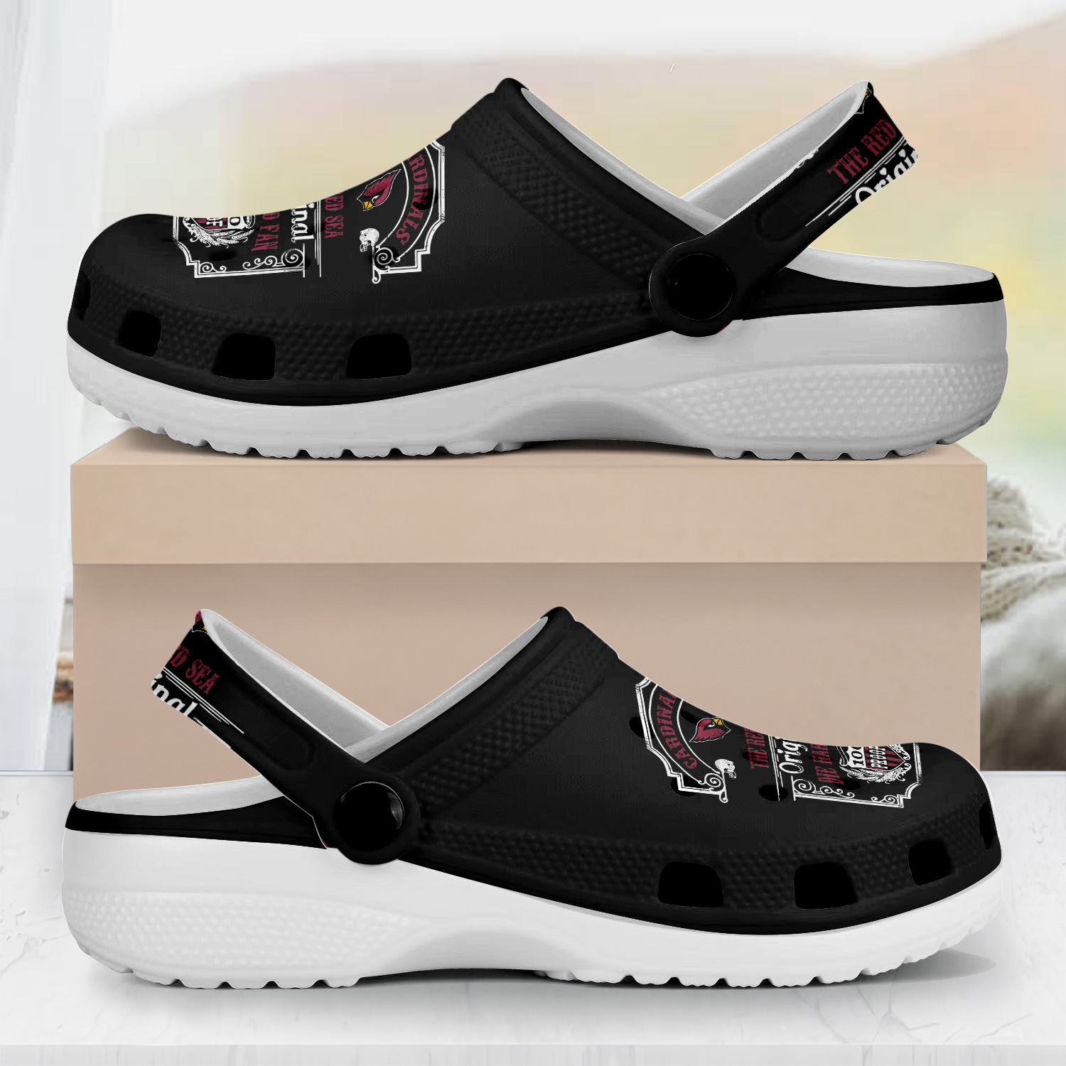 Arizona Cardinals 2025 NFL Sport Crocs, Arizona Cardinals Crocs Clogs For Men Women And Kids 22