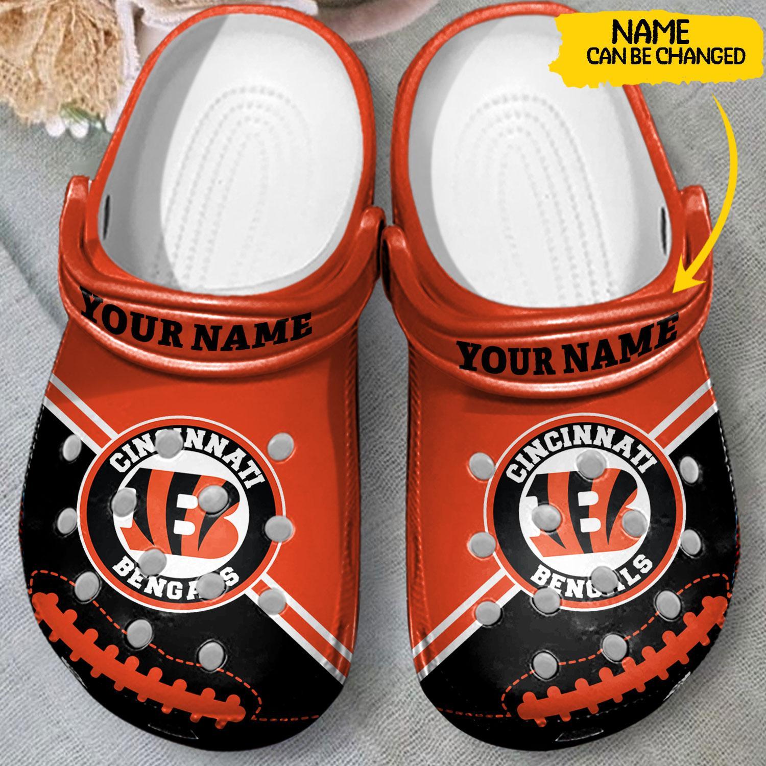 Cincinnati Bengals 2025 NFL Sport Crocs, Cincinnati Bengals Crocs Clogs For Men Women And Kid 60