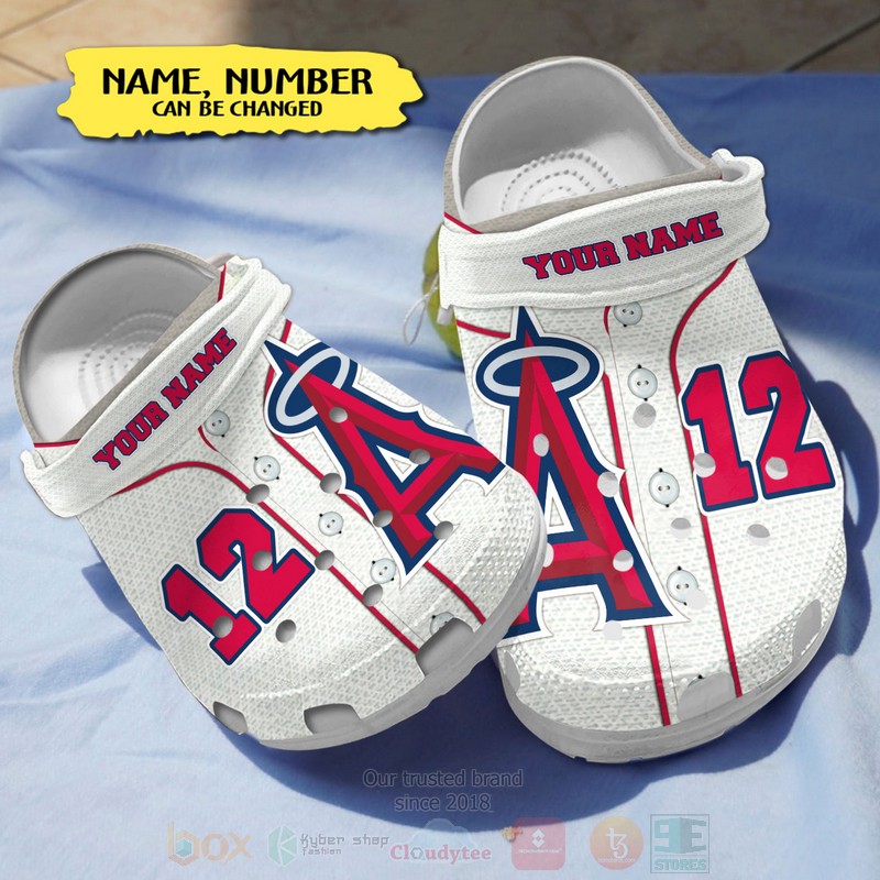 Los Angeles Angels 2025 MLB Sport Crocs, Los Angeles Angels Crocs Clogs Shoes Comfortable For Men Women And Kid 35