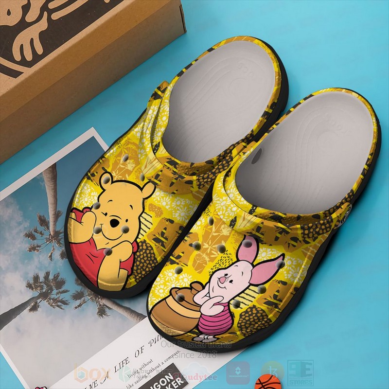 Winnie The Pooh Cartoon, Winnie The Pooh Crocs Clogs Comfortable For Men Women And Kids 25