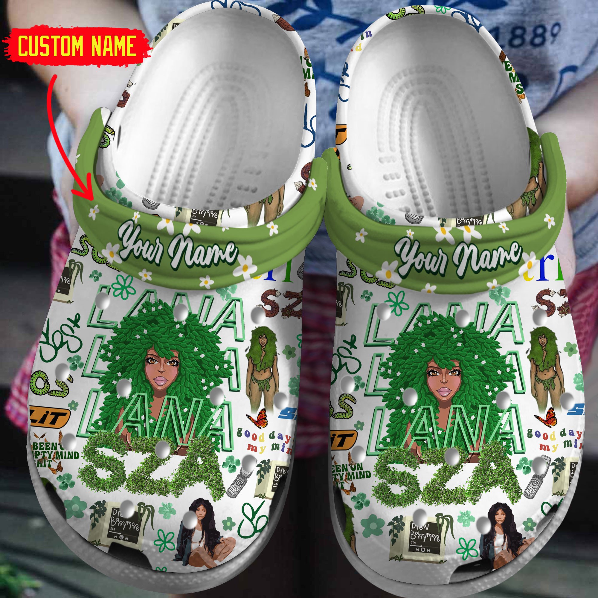 Sza Music, Sza Music Crocs Clogs For Men Women And Kids 80