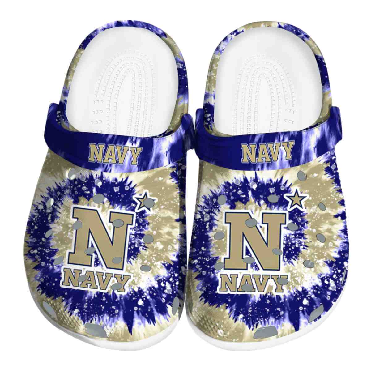 Navy Midshipmen 2025 NCAA Sport, Navy Midshipmen Ncaa Crocs Clogs Comfortable For Men Women And Kids 53