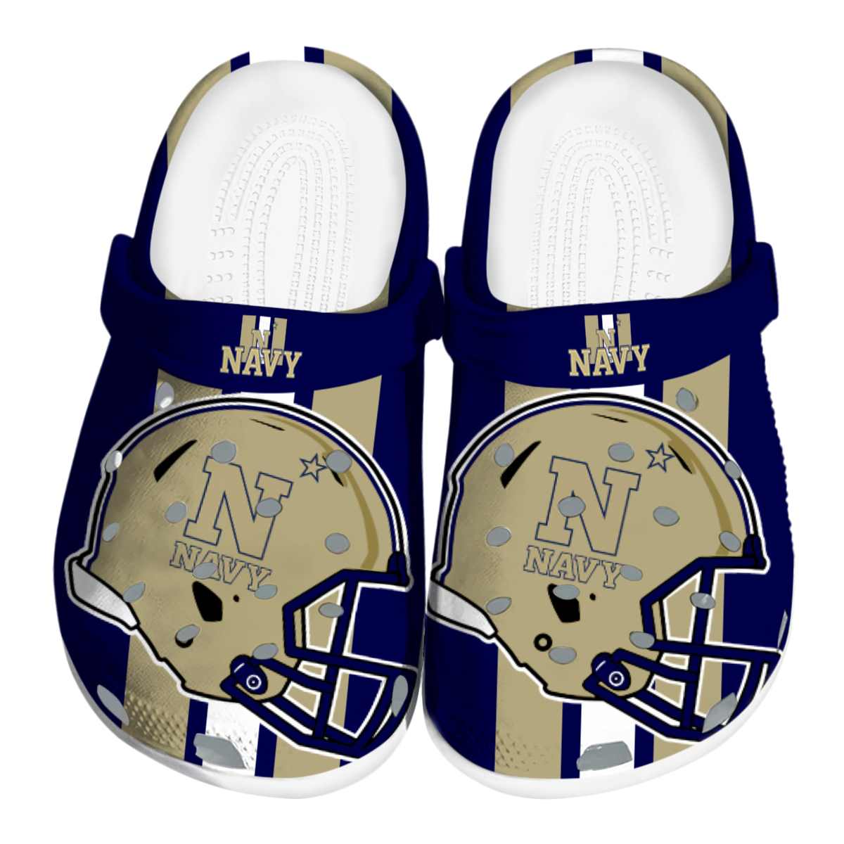 Navy Midshipmen 2025 NCAA Sport, Navy Midshipmen Ncaa Crocs Clogs Comfortable For Men Women And Kids 57