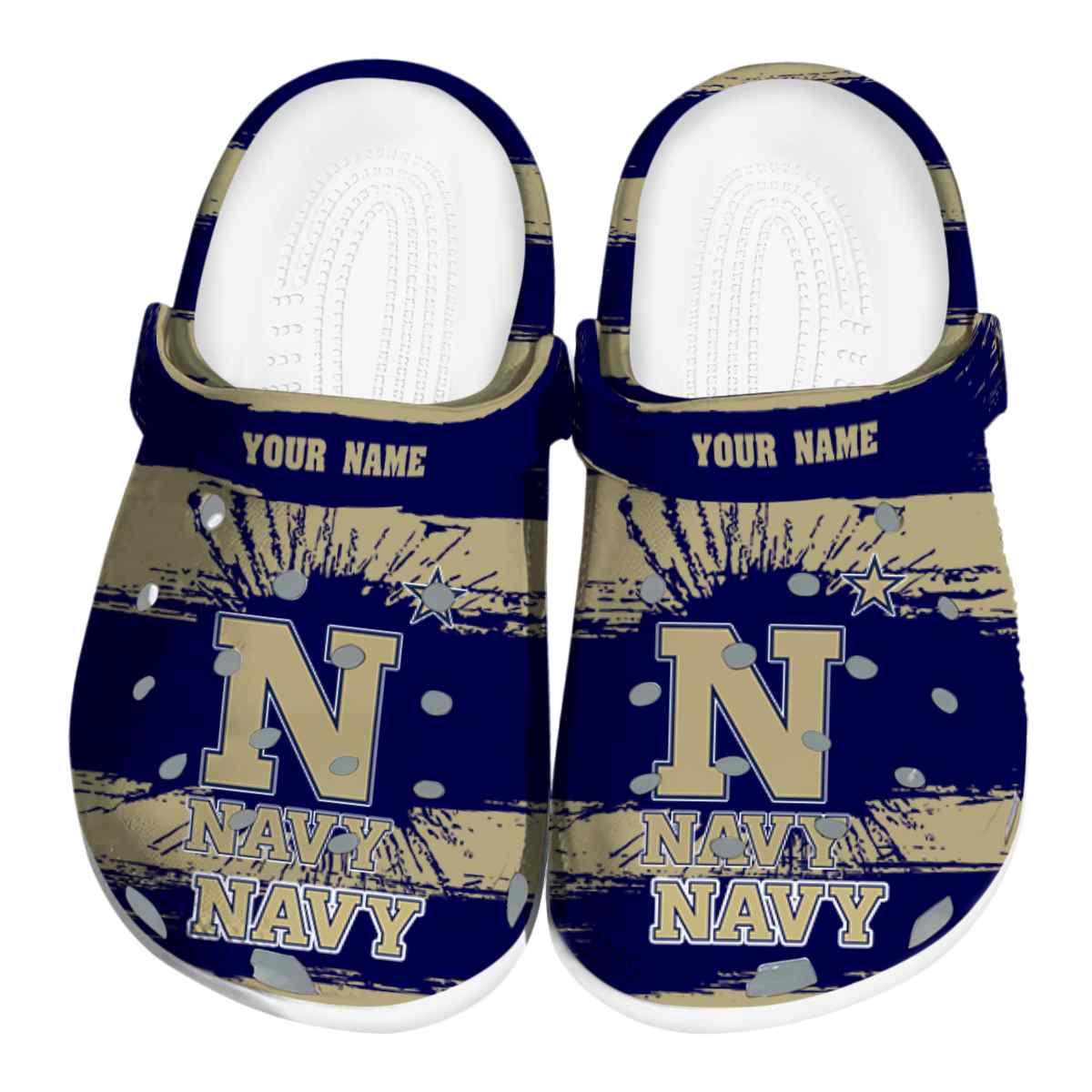 Navy Midshipmen 2025 NCAA Sport, Navy Midshipmen Ncaa Crocs Clogs Comfortable For Men Women And Kids 59