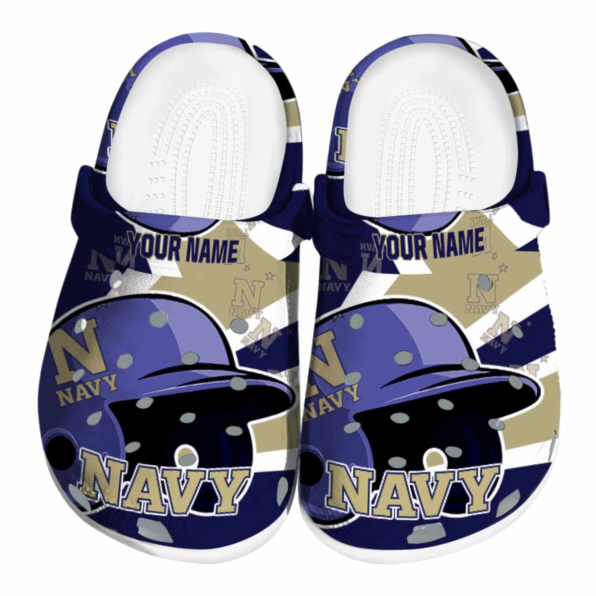 Navy Midshipmen 2025 NCAA Sport, Navy Midshipmen Ncaa Crocs Clogs Comfortable For Men Women And Kids 50