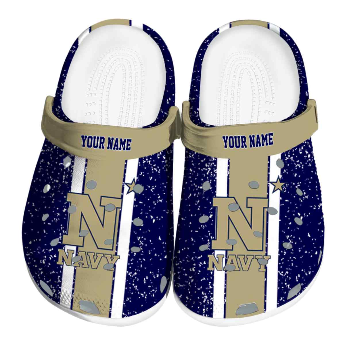 Navy Midshipmen 2025 NCAA Sport, Navy Midshipmen Ncaa Crocs Clogs Comfortable For Men Women And Kids 41